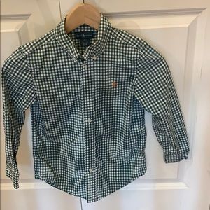 Ralph Lauren Polo checked youth button down